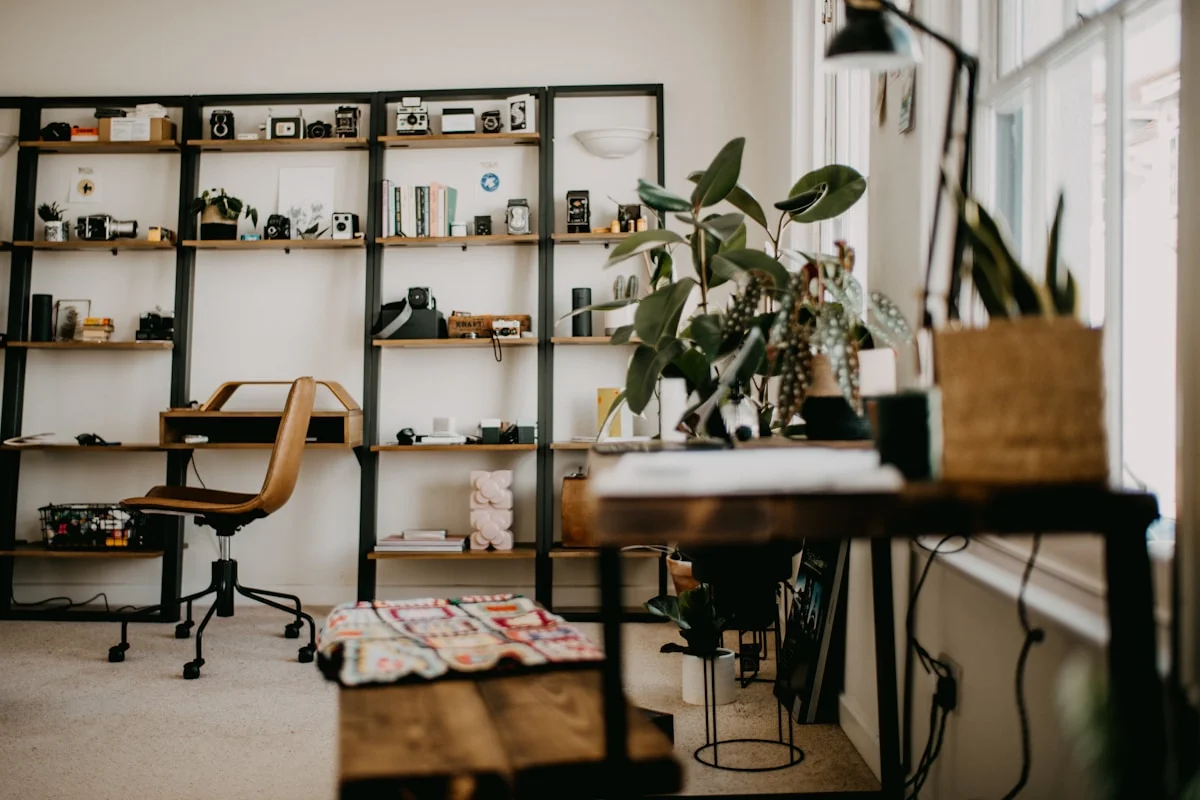 Photography studio workspace — where Google Ads campaigns are managed and optimized
